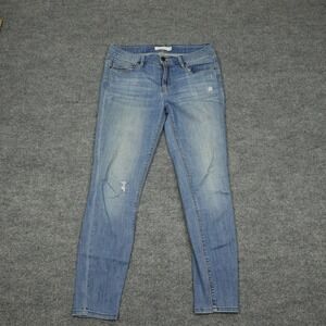 Unpublished Jeans Womens 30 Blue Skinny Distressed Light Wash Stretch UW2000283